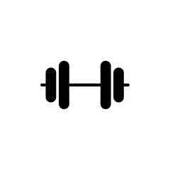 Gym icon Flat vector set outline