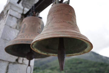 Bells at church on the mountain