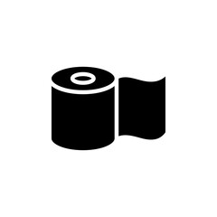 Toilet Paper icon Flat vector set outline