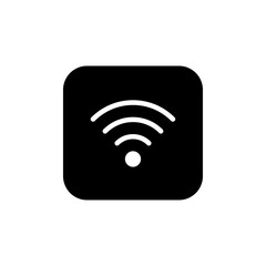 Wifi Signal icon Flat vector set outline