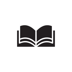 Book icon Flat vector set outline