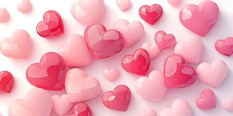 Wave of Hearts Background