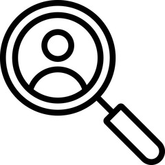 Investigation Line Icon