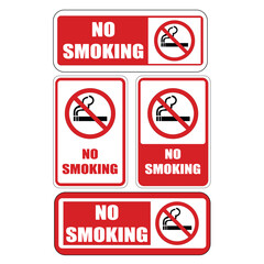 No Smoking Sign Vector