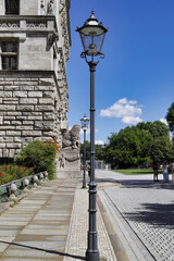 Leipzig, Altstadtlaterne am Neuen Rathaus