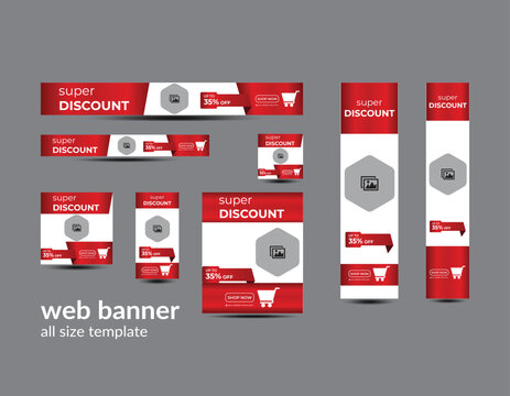 product sale Web Banner Design Template .ad campaign.