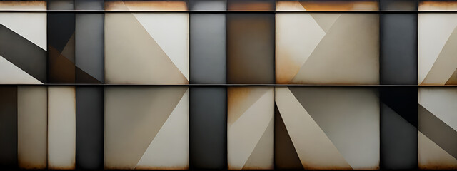 illustrazione sfondo con elementi astratti a tema geometrico surreale