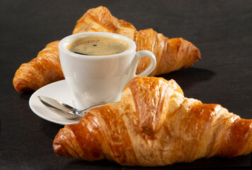 Café croissants