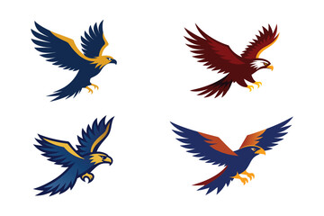 Fototapeta premium set of eagle