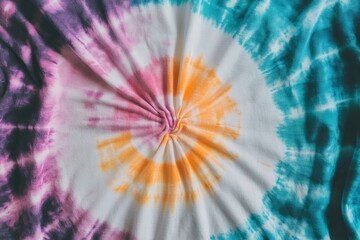 colorful tie-dye fabric with vibrant patterns