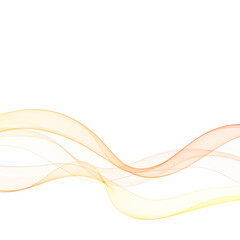 Orange wave pattern. Modern design element. Presentation template. Eps 10