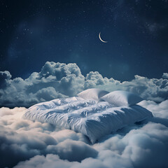 Lit dans les nuages