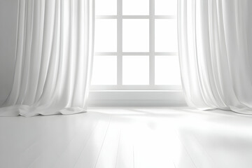 White Room 3D Render Illustration