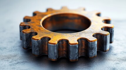Rusty Gear Wheel