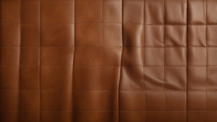 High-Quality Brown Leather Texture &ndash; Premium close-up of realistic brown leather for design and industry use.