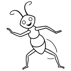 ant cartoon illustration