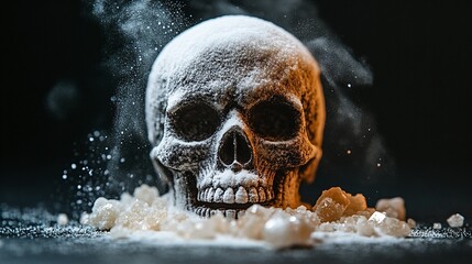Timeless Mystery: The Powdered Skeleton's Enigma