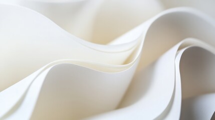 Fototapeta premium soft white fabric texture with gentle folds