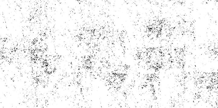 Scratch distress isolated crack splat background Grunge wall and black and white Dark noise granules Black grainy texture isolated on white background.