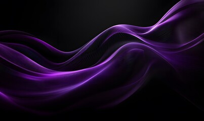 Obraz premium Minimalist Design Perfect for Digital Arts and Web Templates, A refined black backdrop