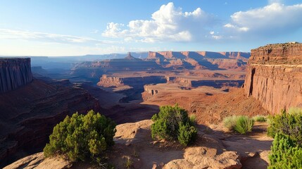 Vast landscapes stretching beyond sight.