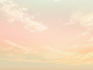 A pastel gradient sky with soft pink and orange tones, featuring faint clouds, ideal for modern and calming backgrounds