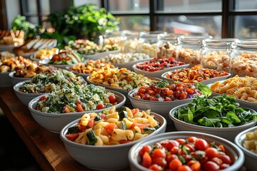 lavish buffet table