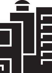 Building Glyph Icon
