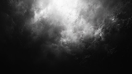 Obraz premium Abstract Black and White Gradient Background. Generative AI