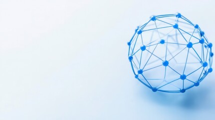 Global Network Connection Abstract Technology Sphere