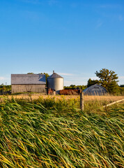 Barn and silo at  the farm © labalajadia