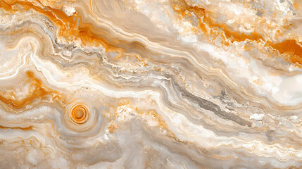 Abstract marble texture resembling jupiter's surface with swirling patterns in orange, white, and beige. ideal for backgrounds, wallpapers, and artistic designs. Whirlpool. Illustration