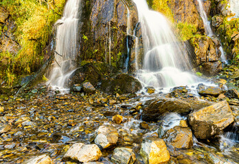 Kings Canyon Waterfall in The Humboldt Toiyabe National Forest, Carson City, Nevada, USA