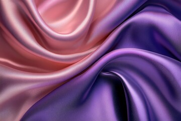 Obraz premium Abstract pink and purple silk fabric texture background.