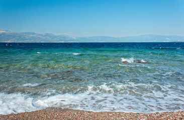 south sea scape water shore line beach idyllic ordinary clear weather scenic