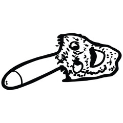 Set of Kids Doodle Art - Hand-Drawn Sketch Style