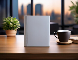 Obraz premium Okładka książki mockup wizualizacja