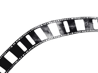 Fototapeta premium film strip isolated on white background