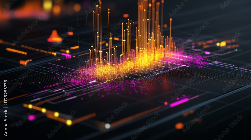Poster Abstract Digital Visualization with Colorful Data Waveform Analysis