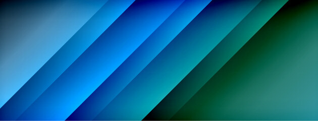 Fototapeta premium Colorful gradient with lines made of shadow and light. Creative background