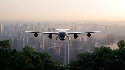Urban air mobility prototype development, electric vertical takeoff and landing vehicle in advanced research facility, diverse engineering team conducting precision tests, high-tech workshop 