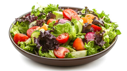 A fresh tossed salad.