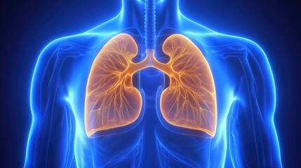 Human Respiratory Health Lung Anatomy