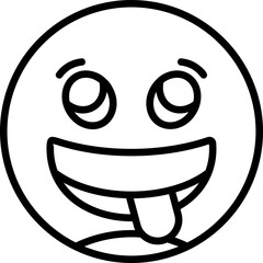 Face Savoring Food Icon