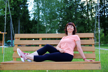 portrait of a woman on vacation