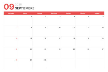 Calendario 2025. La semana del calendario 2025 empieza el domingo. Calendario corporativo...