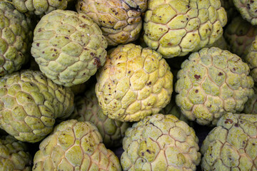 Obraz premium green apples at market