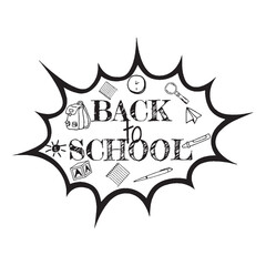 Back to School Clipart Vector Illustration