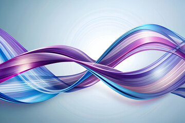 Vibrant, flowing waves in shades of purple and blue create a dynamic, abstract background with a smooth gradient effect.