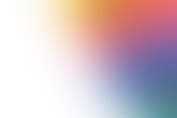 White space merged with rainbow effect. Faded color background with harmonious blending.  Artistic blur in contrasting tones.
